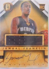 2013-14 Panini Gold Standard Jamaal Franklin Autograph Jersey Rookie # 256