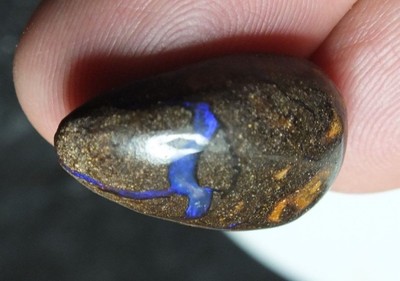 Beautiful Koroit Free Form Australian Boulder Opal Cabochon