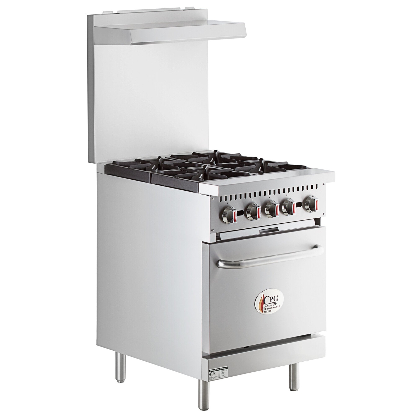 Natural Gas 4 Burner 24u0026#034; Range with Standard Oven - 150,000 BTU | eBay