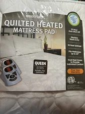 Biddeford Electric Heated Mattress Pad Queen