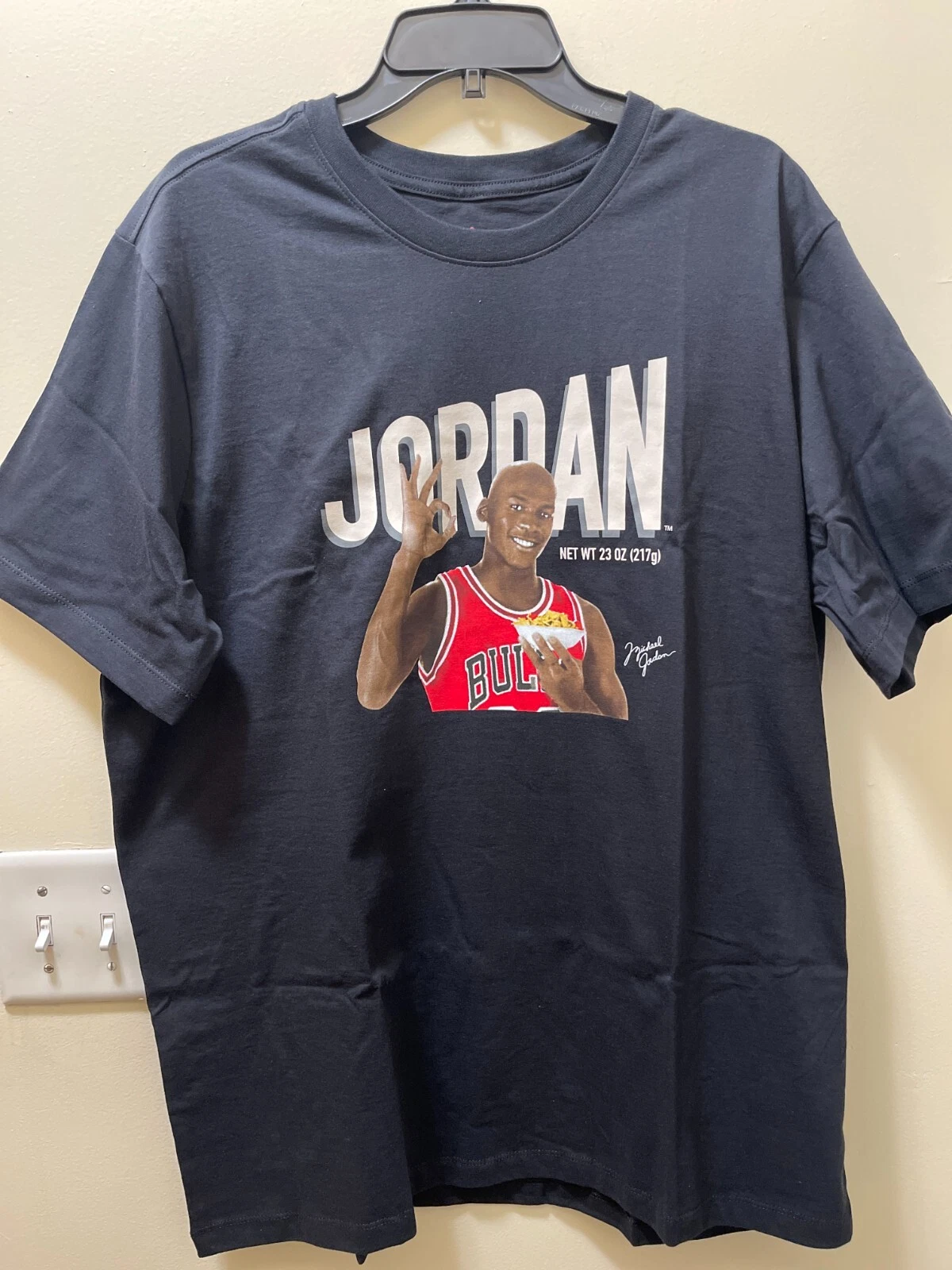 Jordan T-Shirt Men's XL Black Graphic Michael Jordan Cotton DV9434-010 S228