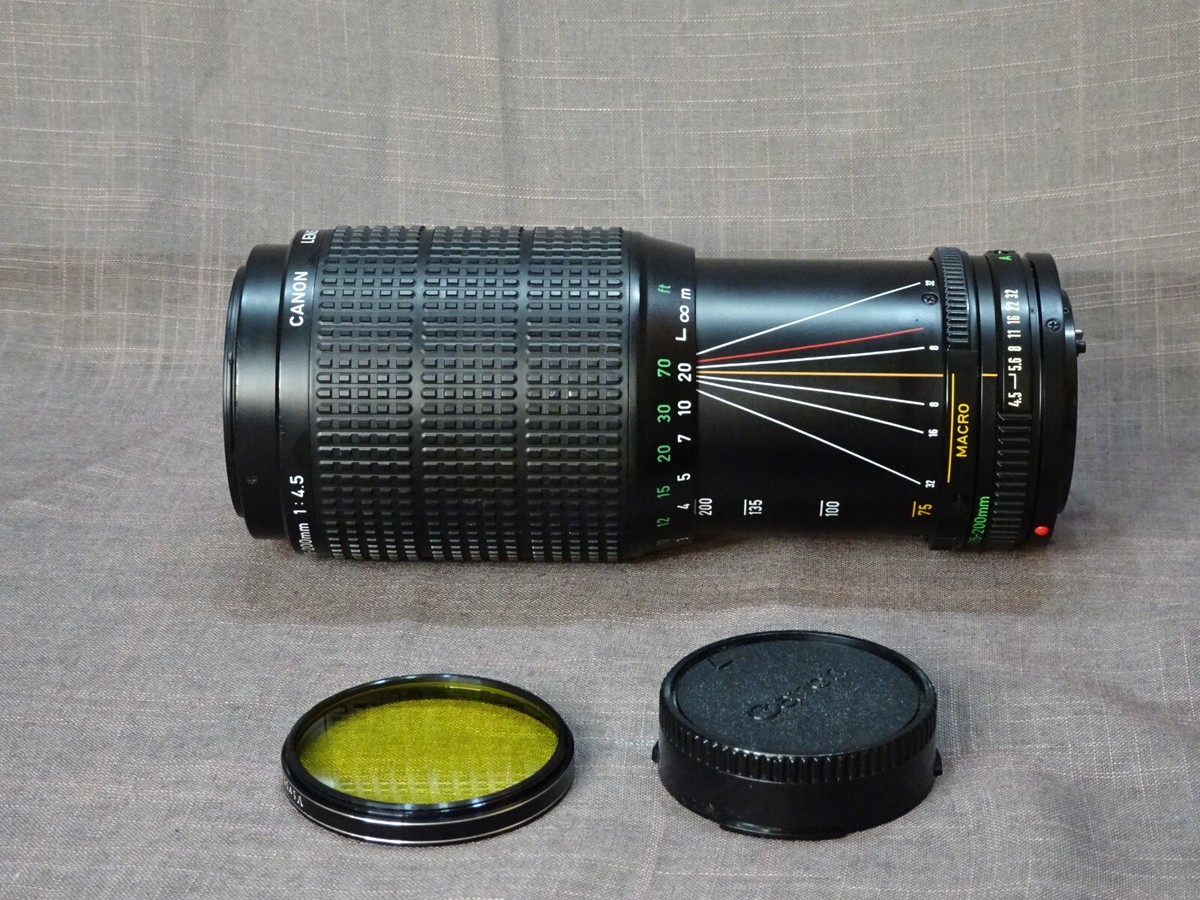 K3121【Canon】ZOOMLENS FD75-200mm New FD75-200mm f/4.5 - Canon Camera Museum