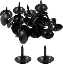 200Pcs Black Upholstery Tacks for Upholstered Furniture Cork 9 x 9mm,