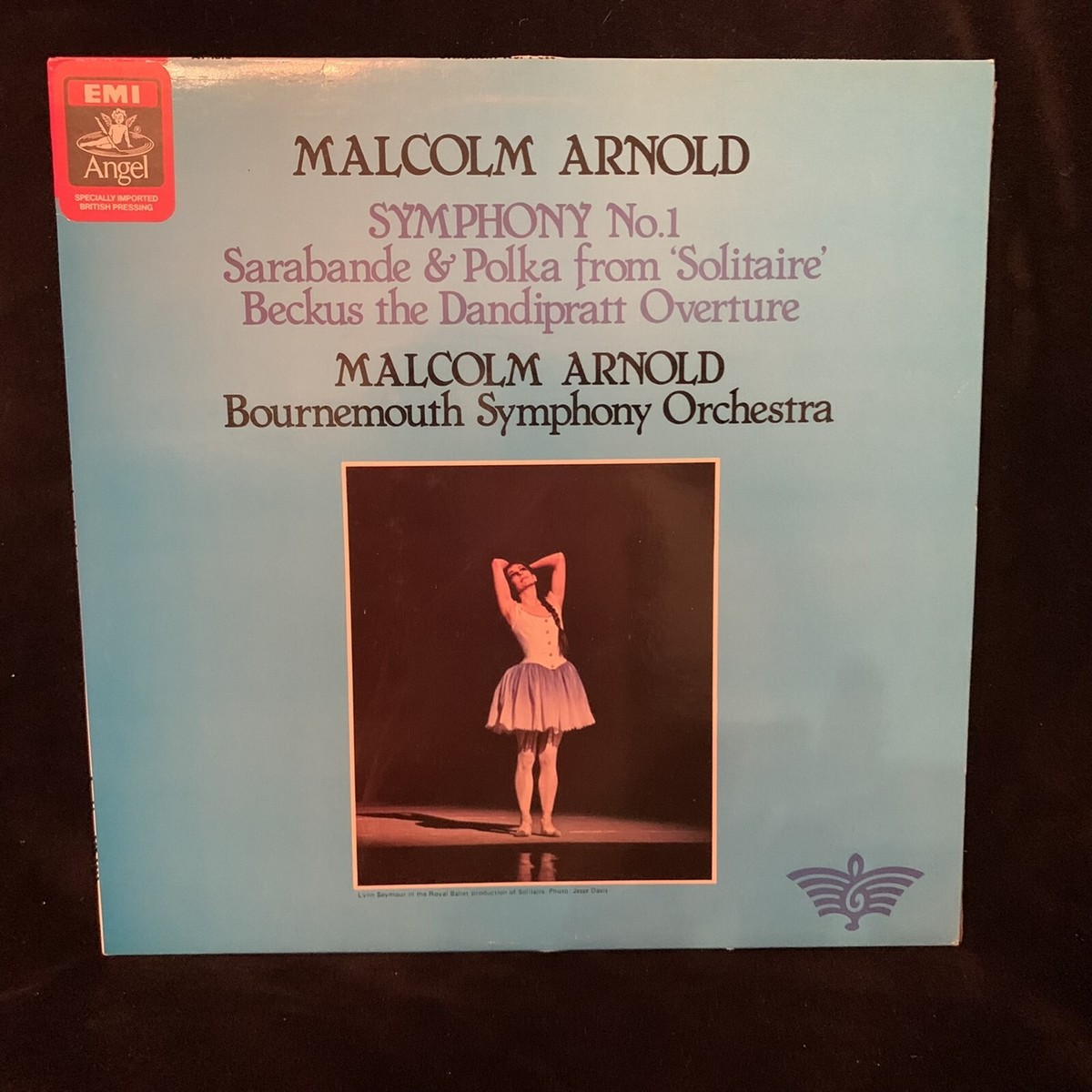 EMI ASD 3823 - MALCOLM ARNOLD Symphony #1, Solitaire, Beckus - ST