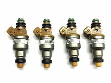 SET OF 4 OEM FUEL INJECTOR 3530-24010 FITS 1990-1994 HYUNDAI-MITSUBISHI 1.5L