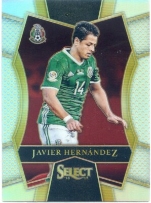 2016-17 Panini Select Soccer JAVIER HERNANDEZ #170 SILVER PRIZM