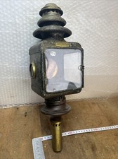 ANCIENNE LANTERNE A BOUGIE LAMPE DE CALECHE FIACRE VOITURE Réf B 54