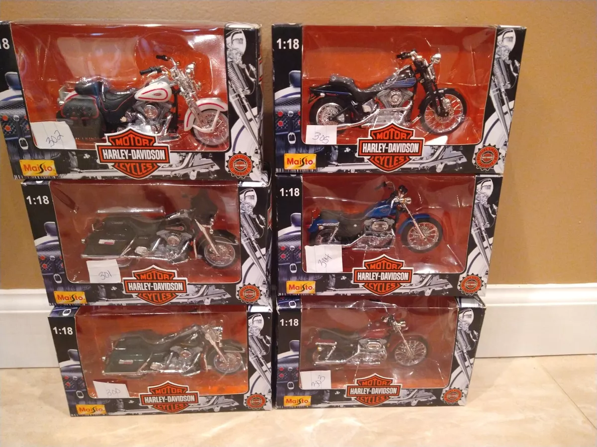 HARLEY DAVIDSON MAISTO DIECAST MOTORCYCLES 1 18 NOT A BUNDLE SALE