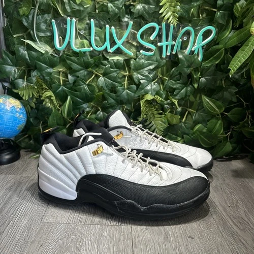 Air Jordan 12 Low Golf Taxi 2022 Black White DH4120-100 Mens Size 14