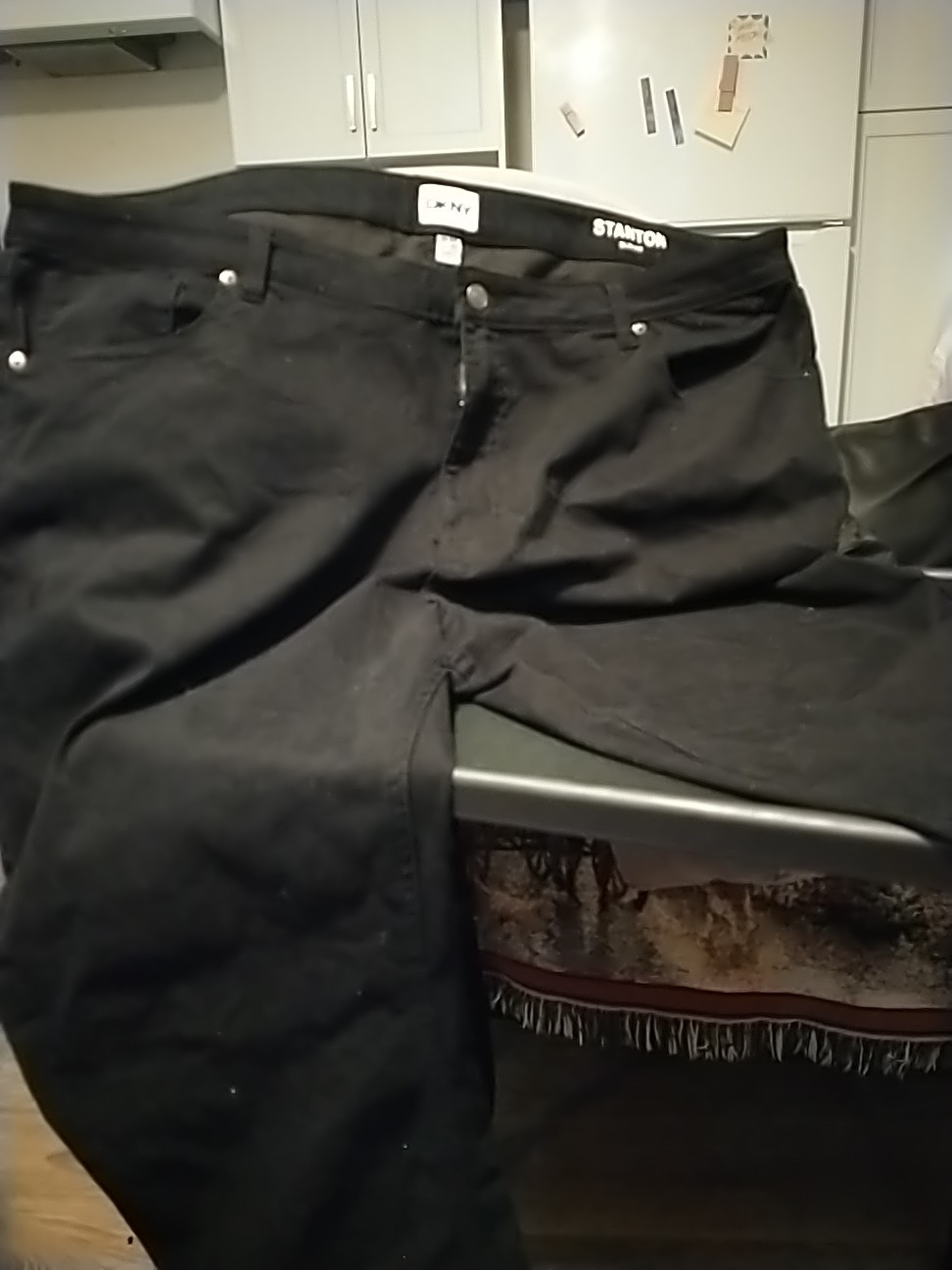 DKNY Stanton Men's Slim Fit Black 44/30 Jeans