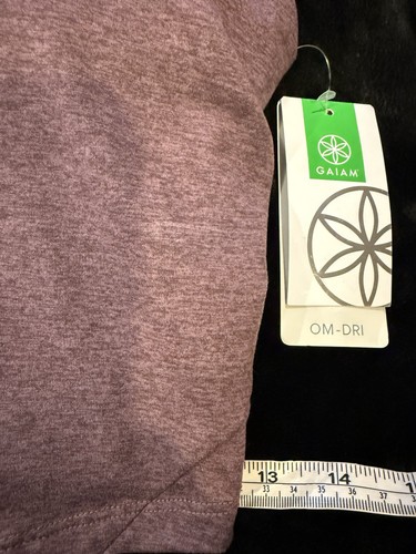 Neu mit Etikett Gaiam Flow Sport-BH Damen meliert abnehmbare Pads Medium Impact Medium - Bild 3 von 7