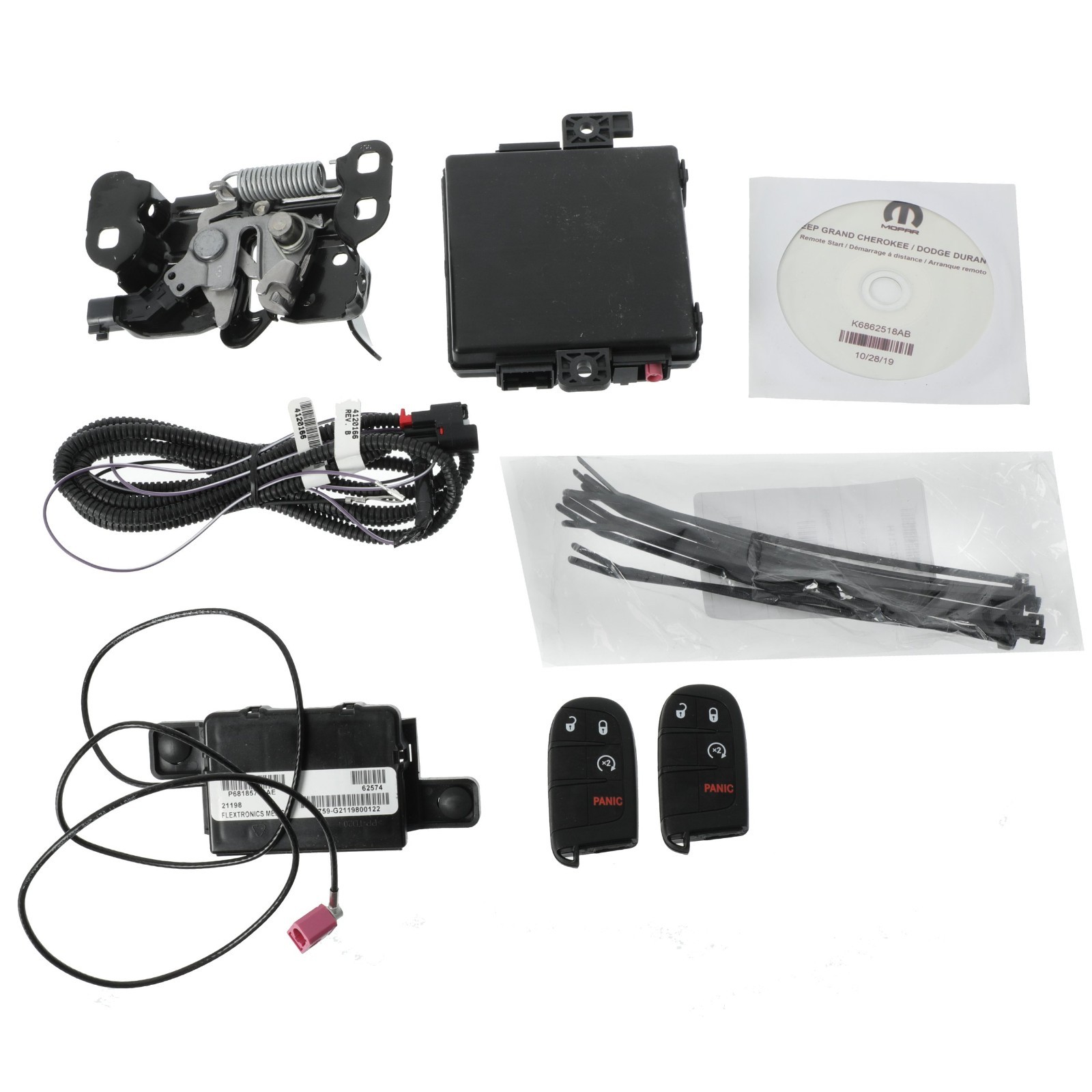Llave de arranque remoto completa para Dodge Durango 2020 (N/P 82216310AB)