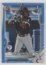 2021 Bowman 1st Edition Blue Foil 139/150 Yolbert Sanchez #BFE-40 0r8o