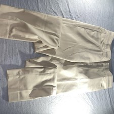 Chaps Mens Pants Size 34x30 Khaki Flat Front Stretch Casual Dress