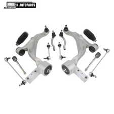 New Front Control Arm Ball Joint Tie Rod and Sway Bar Link Kit for Acura MDX ZDX