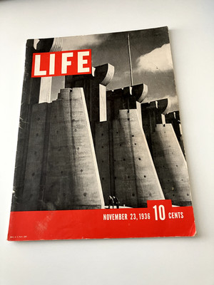 Full Size (10 1/2 x 14) First Addition Life Magazine (Nov. 23, 1936)plus 1 more 