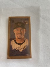 2025 Topps T205 Aaron Schunk RC Rookie Colorado Rockies SP Wood Stock Parallel