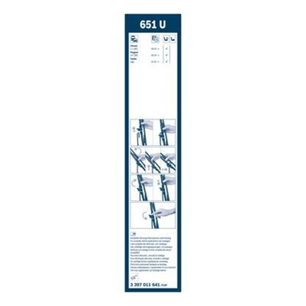 Bosch Scheibenwischer Vorne FüR 3397011641-image