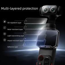 Tempered Glass Screen Protector for Insta360 Luna Ultra Camera Protective Film -