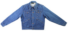 Vintage 70s 80s WRANGLER 126MJ USA Men's 42 M No Fault Denim Jean Jacket