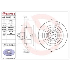 2x Bremsscheibe hinten für Ford USA Mustang CGW | 26203038