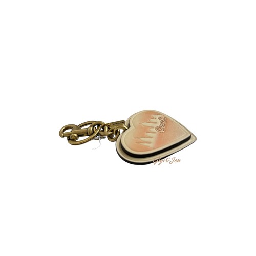 Coach Jennifer Lopez Heart Bag Charm Keychain - Picture 4 of 11