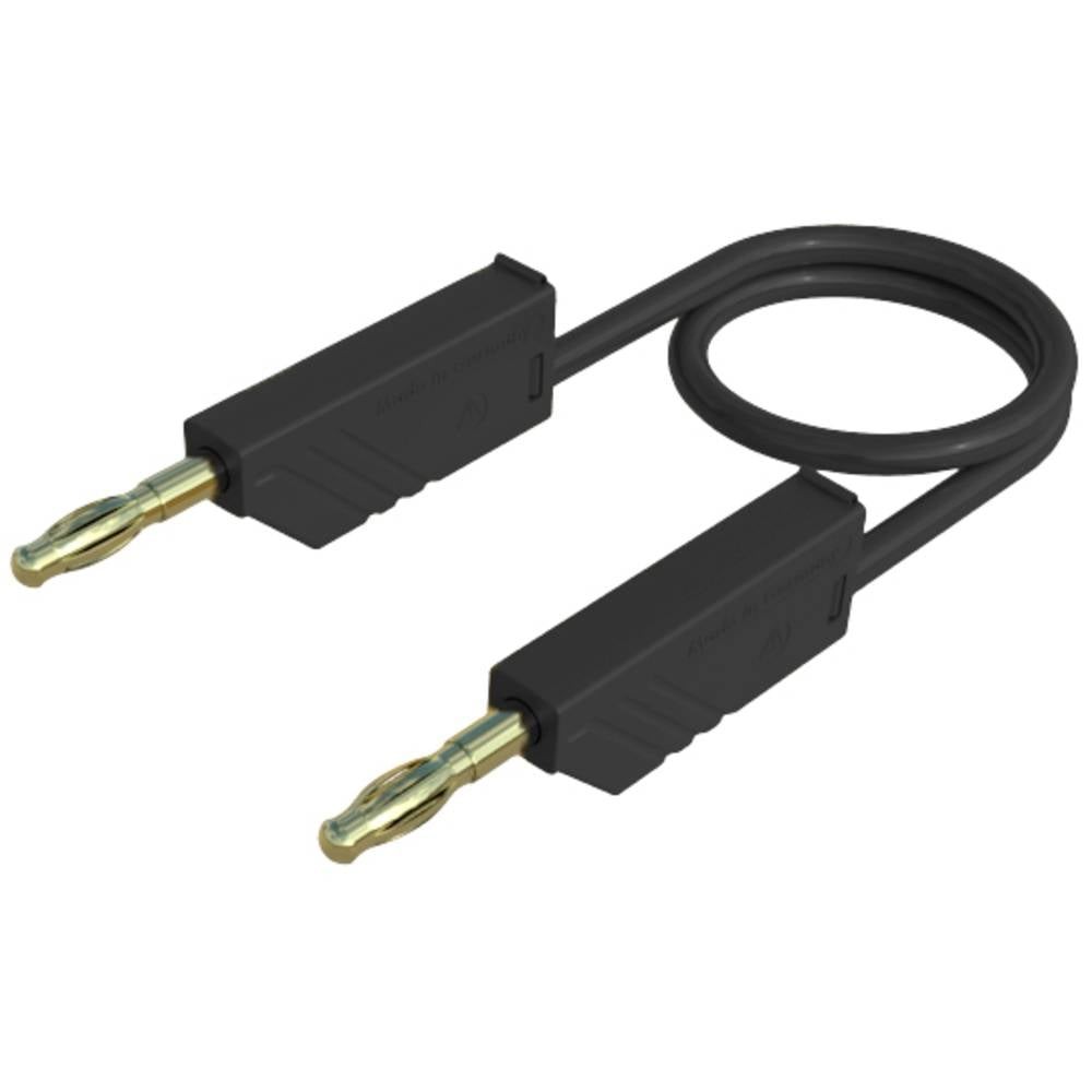 Cordon de mesure Hirschmann MLN 150/2,5 SW avec fiche banane de 4 mm noir