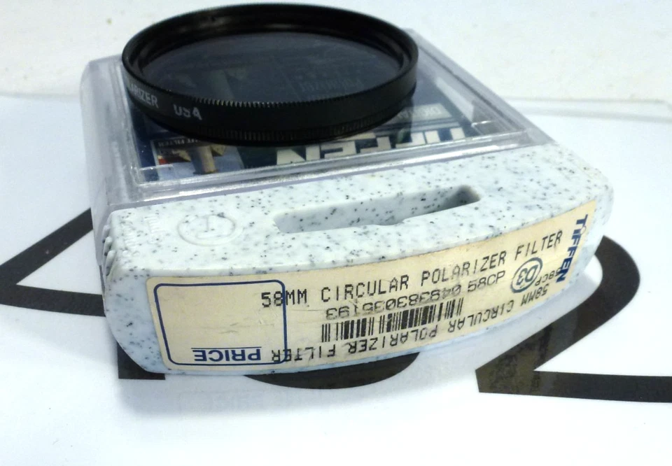 Tiffen 58mm Circular Polarizer Lens Filter CPL refm - Image 2 of 3
