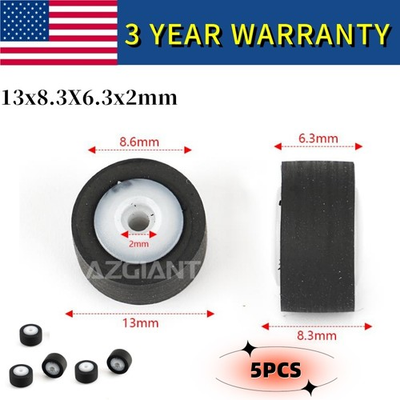 #ad NEW 5PCS Tape Recorder Rubber Pressure Belt Pulleys For Sony TC WR545 TC WR53 $24.89