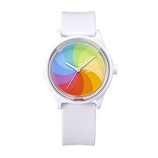Citizen Q&Q SmileSolar RP26J811 GROOVISIONS Solar Watch White 100M
