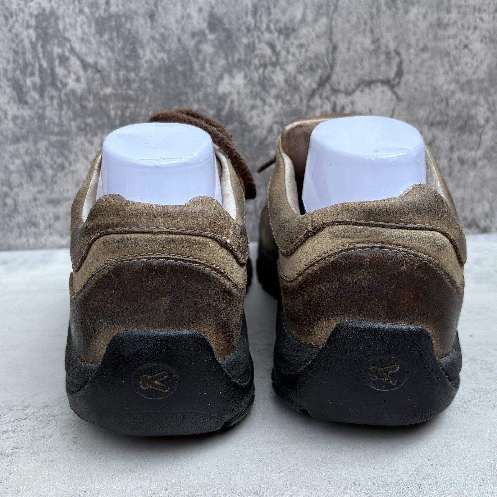 Scarpe Keen Presidio donna 9 sneakers comode da passeggio escursionismo in pelle marrone