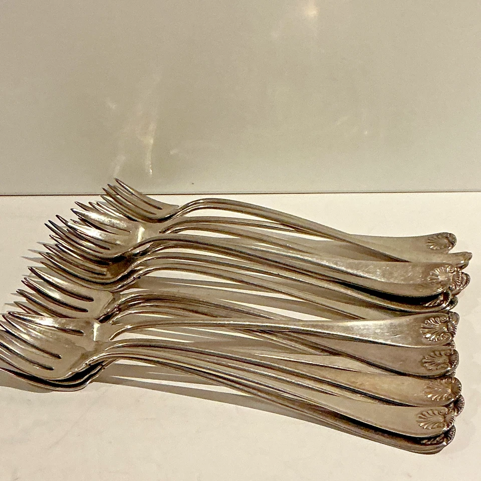 21 A.F. Towle and Son Silver Plated Cocktail Forks ca 1889 - Image 3 of 4