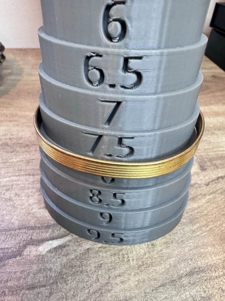 Brazalete de cobre chapado en oro vintage SABONA London talla 8 Foto 3 de 4