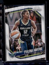 Tyasha Harris #130 2025 Panini Prizm WNBA White Seismic Prizms Dallas Wings