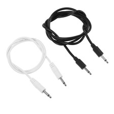  2 Pcs Modular Patch Cable for Synthesizer Accessory Electric Drum Audio Cables