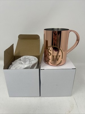 Maker's Mark Bourbon Copper Moscow Mule Mug 300 ML Set Of Two  Brand New Volume$
