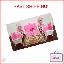 My Fancy Life Dollhouse Furniture - Deluxe Living Room Playset