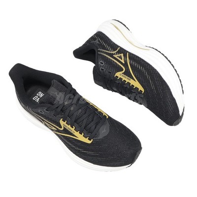 Mizuno REBULAJAPAN 25.5 ブラック/ゴールド Mizuno Running Shoes WAVE PROPHECY 13 2E Black / Gold J1GC2451 32