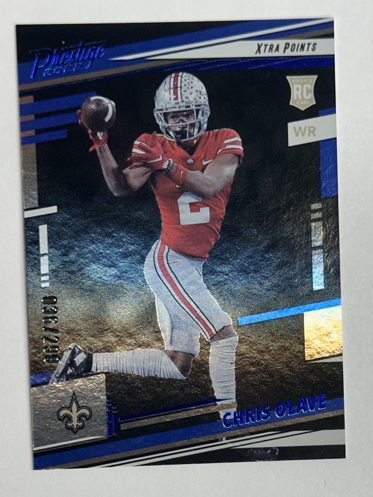 2022 Panini Prestige Xtra Points Blue Chris Olave Rookie 036/299 #310