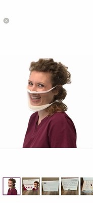 Transparent Face Mask by Clearmask EZ-Adjuster Box of 24- Multiple Available!
