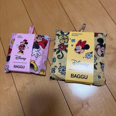 BAGGU Disney Mickey & Friends Collaboration 2-teiliges Tragetaschen-Set unben...