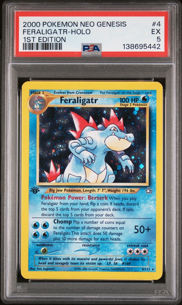 Feraligatr 4/111 Neo Genesis Holo for sale online | eBay