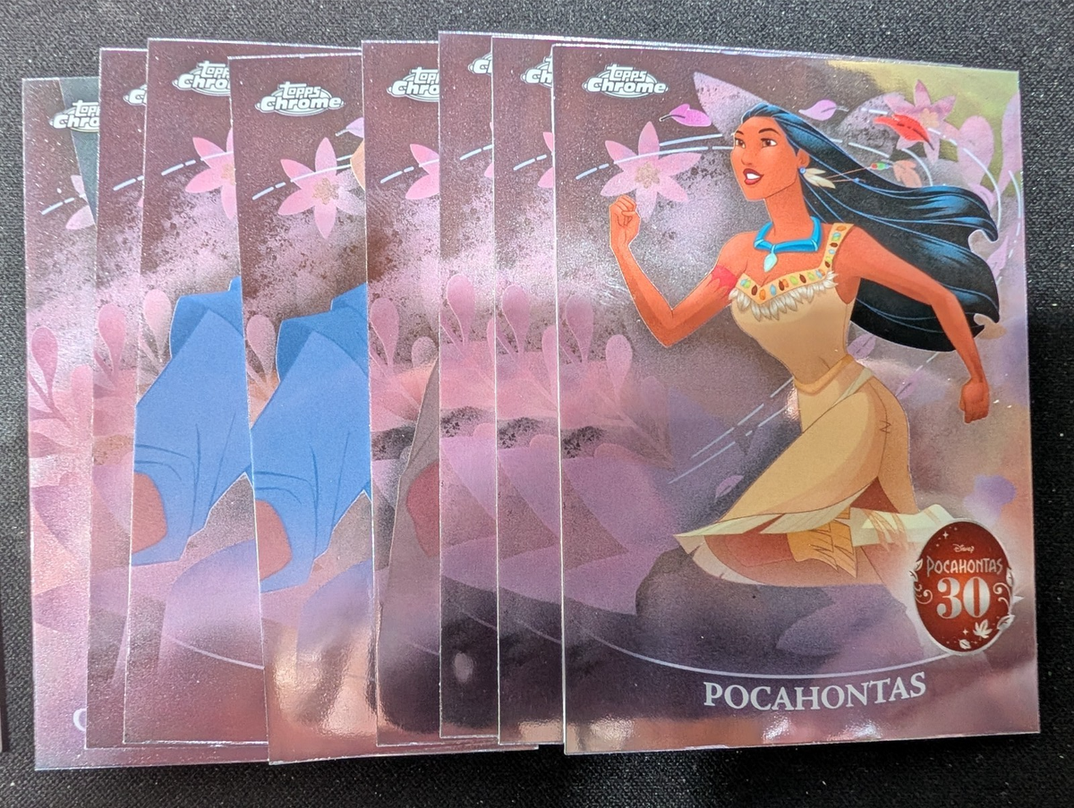 2025 Topps Chrome Disney Pluto Lady and the Tramp Pocahontas! Pick