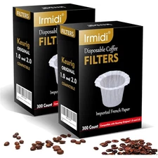 Convenient 600 Disposable Paper Filters for All Reusable K-Cups - Easy Cleanup