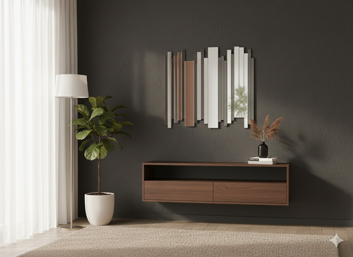 35"x26" Home Bathroom Wall Mirror Frame Rectangular Anti-Rust Vanity Mirror