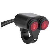 Universal 22mm Motorcycle Handlebar Headlight Switch- Handlebar Brake Fog C