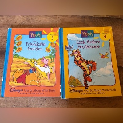 Disney's Pooh Storybook Set - Orange and Blue $5 each