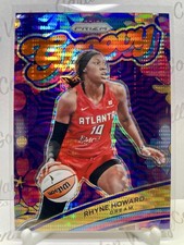 2024 Prizm WNBA Groovy Prizms Orange Pulsar /75 #9 Rhyne Howard Atlanta Dream