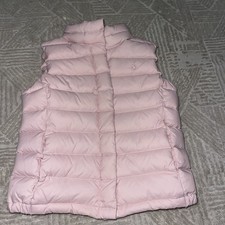 Ralph Lauren Polo Down Puffer Vest, Pink, Girls Size Small 6