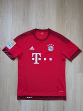 Adidas 2015/16 Bayern Munich 8 Red Home Football Jersey - Soccer - Size M
